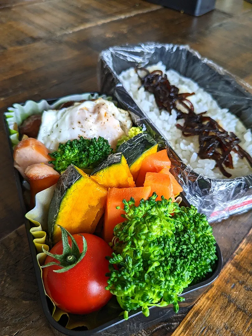 簡単!!レンチン温野菜弁当🥦🥕|ひだまりさん