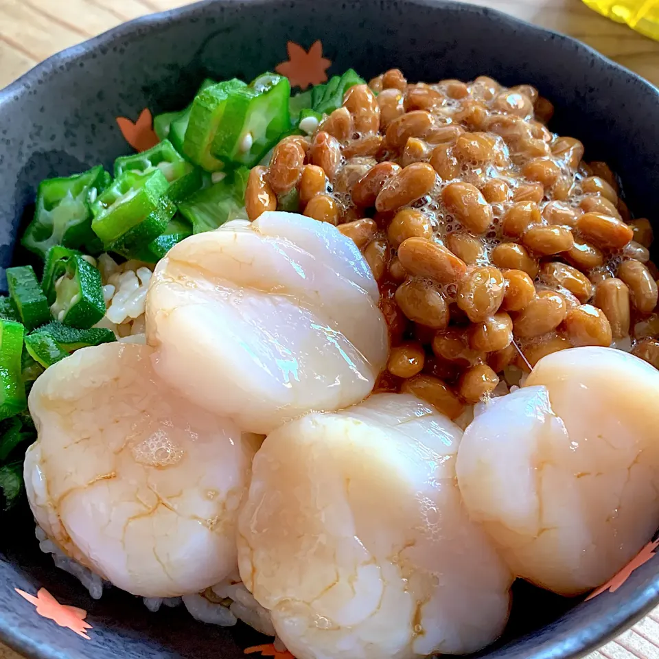 海鮮ネバネバ丼|らんさん