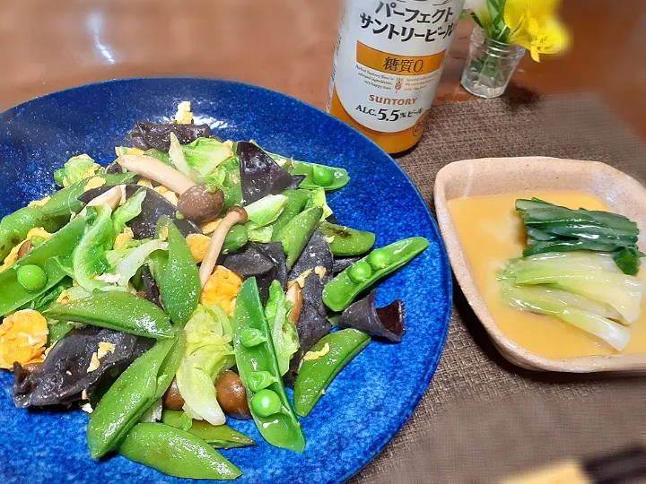 春キャベツと木耳の中華炒め🍃

分葱のぬた🌿|びせんさん