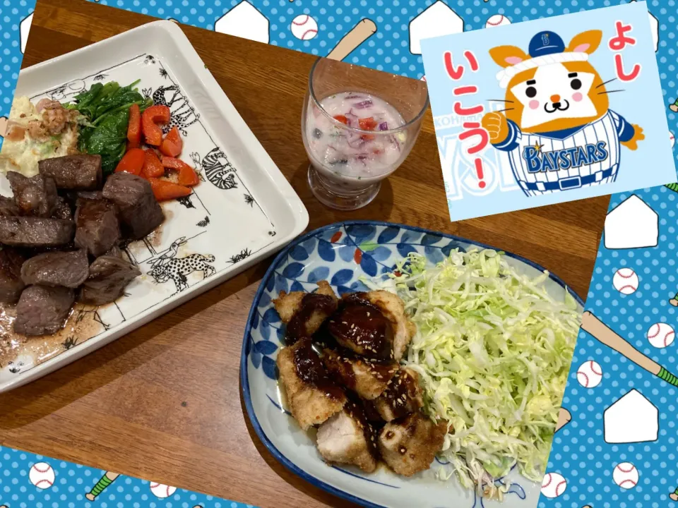 Snapdishの料理写真:3月31日　プロ野球開幕🎉|sakuramochiさん