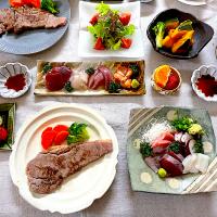 年度末お疲れさん会🥩🐟