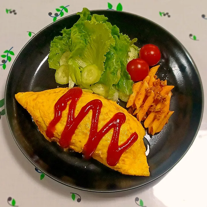 Snapdishの料理写真:【おうちごはん】オムレツです|しるくさん