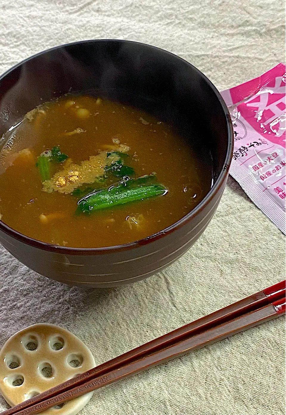 お味噌汁に発酵味噌|かっちゃん杉さん