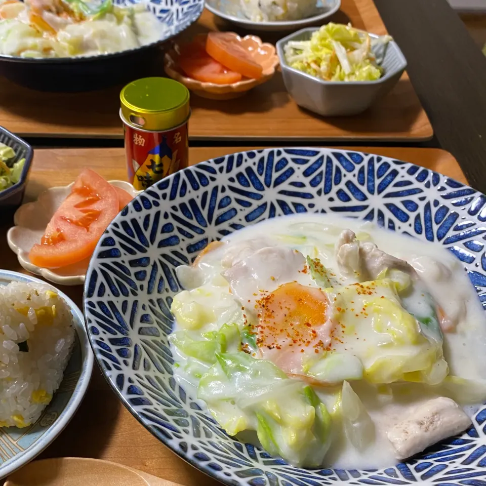 春キャベツとチキンの和風シチュー|ちぐあささん