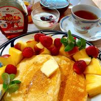 パンケーキのモーニング