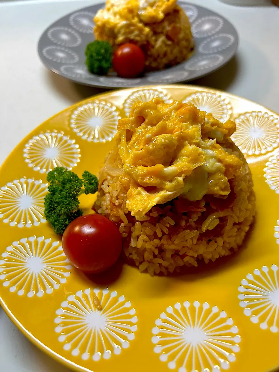 スパムと酢玉ねぎでチキンライス風|ＭＡＲＵＥ家の食卓さん