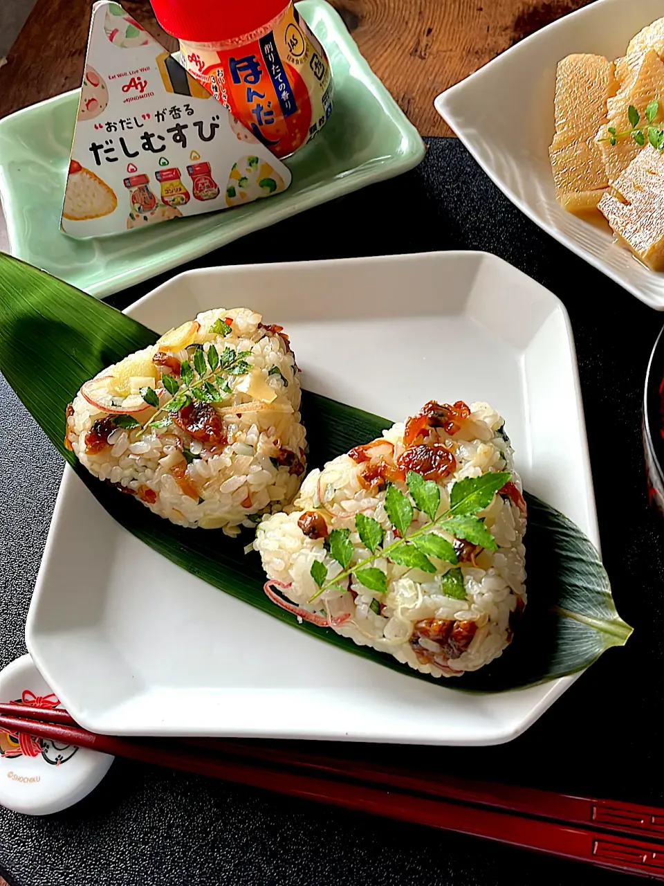 まるで深川飯~アサリと香味野菜のアレンジだしむすび 🍙|とんちんさん