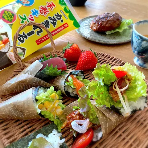 「かみきれーる 手巻キッズ」を使ってみたSnapdishの料理・レシピ写真:かみきれーる手巻きキッズモニター品