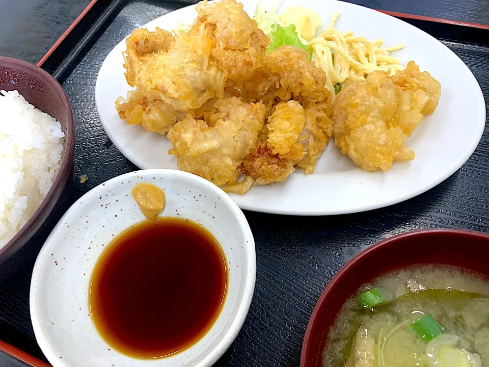 とり天定食|ぶりっとさん