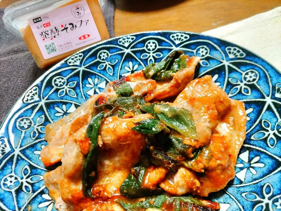 豚薄切り肉の発酵そみファ焼き|じゃじゃまるさん