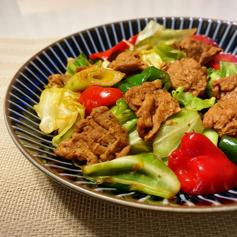 Snapdishの料理写真:大豆ミートで回鍋肉|ミーちゃん♪さん