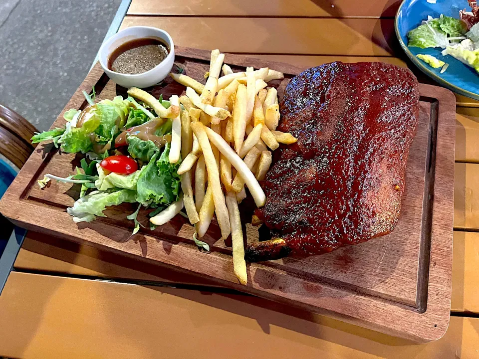 BBQ baby back ribs|skyblueさん