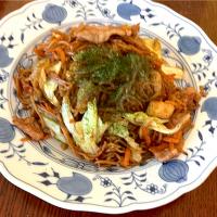 ブランチ♯焼きそば♯ソース焼きそば