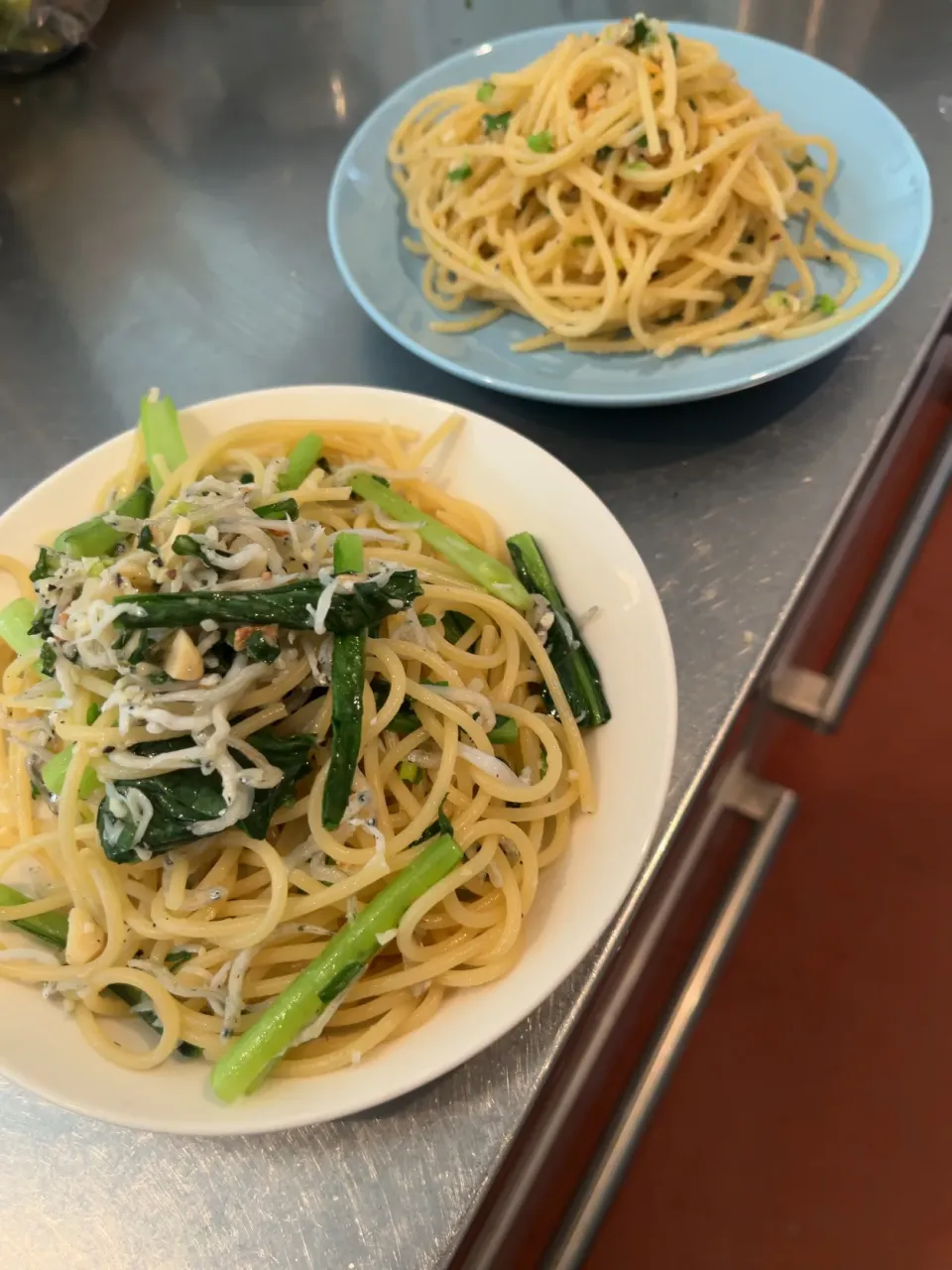 子供達にたらこパスタとしらすパスタ作った|takaumezさん