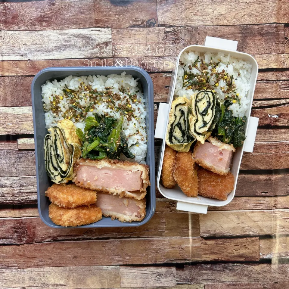 Snapdishの料理写真:2人弁当😆|Rie Naganoさん