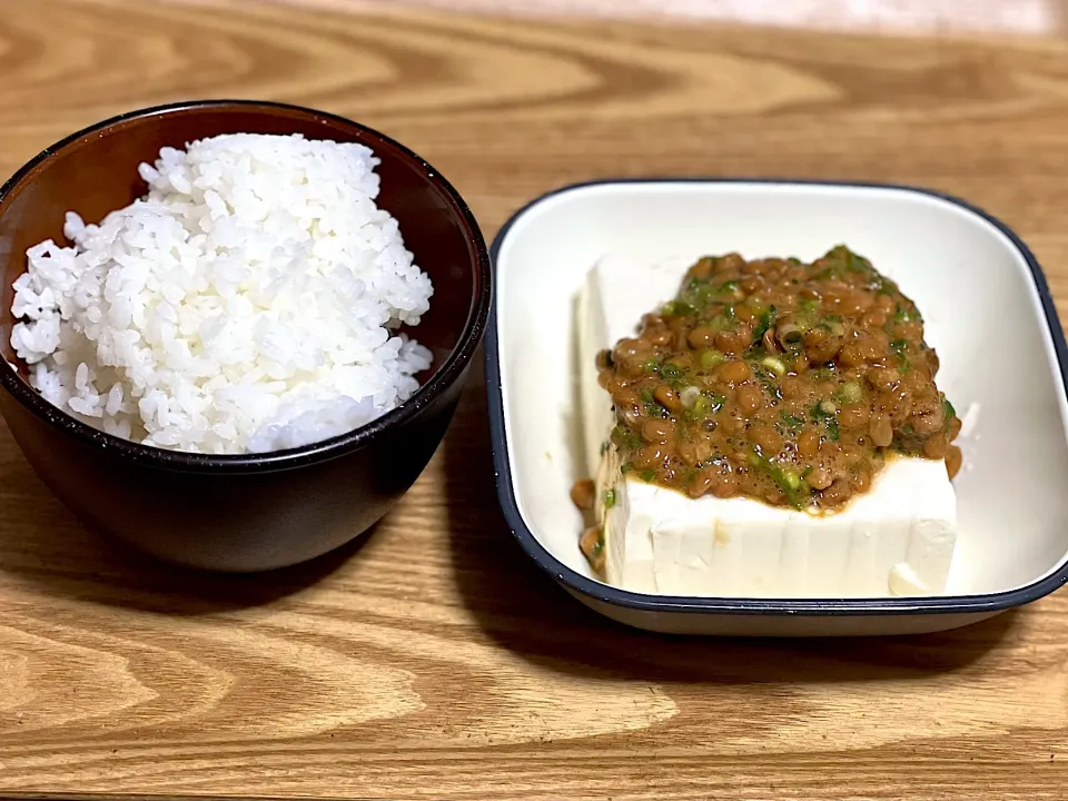 Snapdishの料理写真:☆納豆冷奴|まぁたんさん