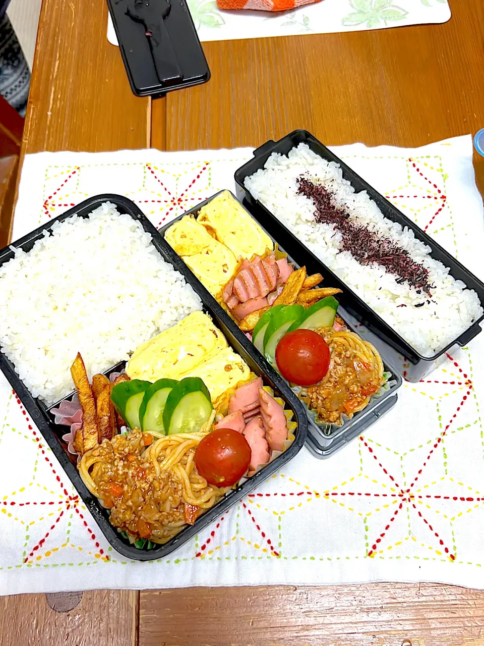 4月4日火曜日#ミートスパ弁当|アッキーさん