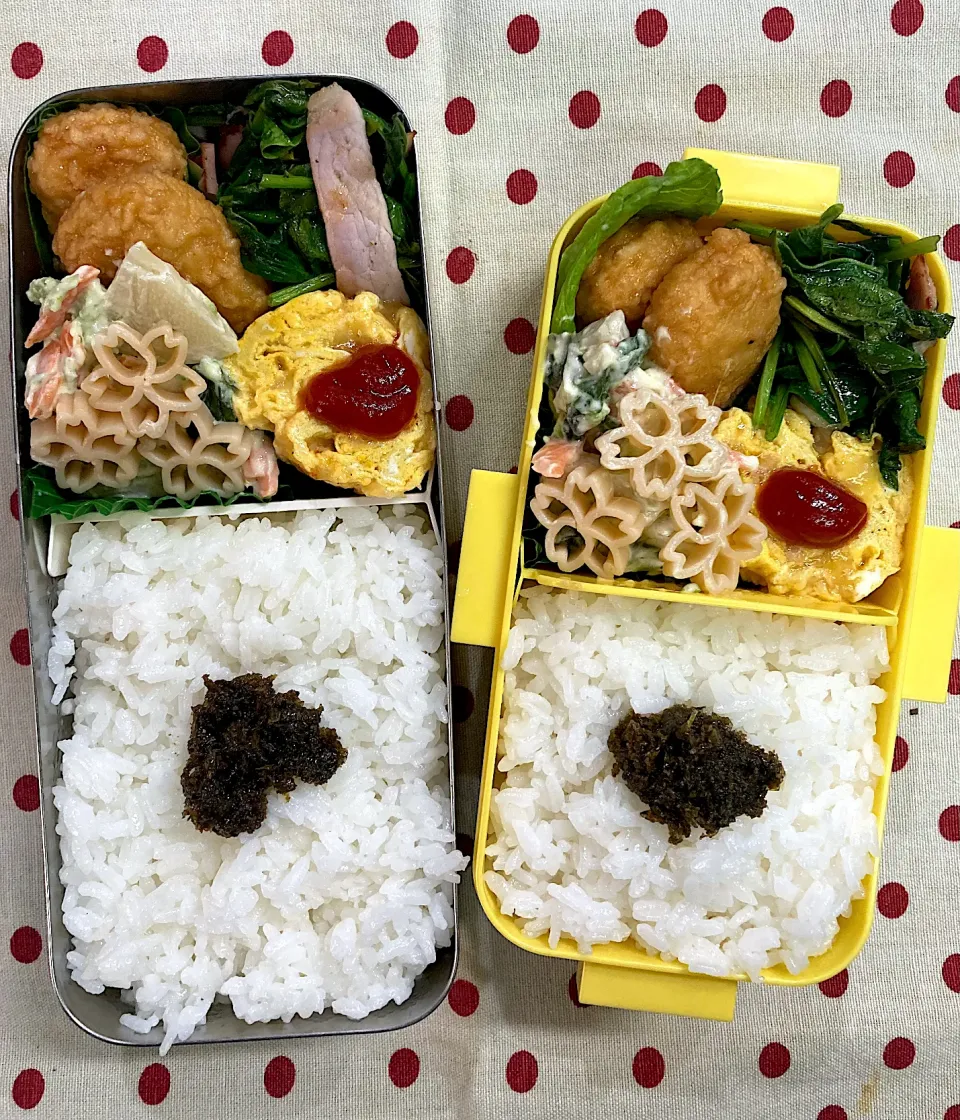 4月4日 今春最後の桜🌸弁当🍱|sakuramochiさん