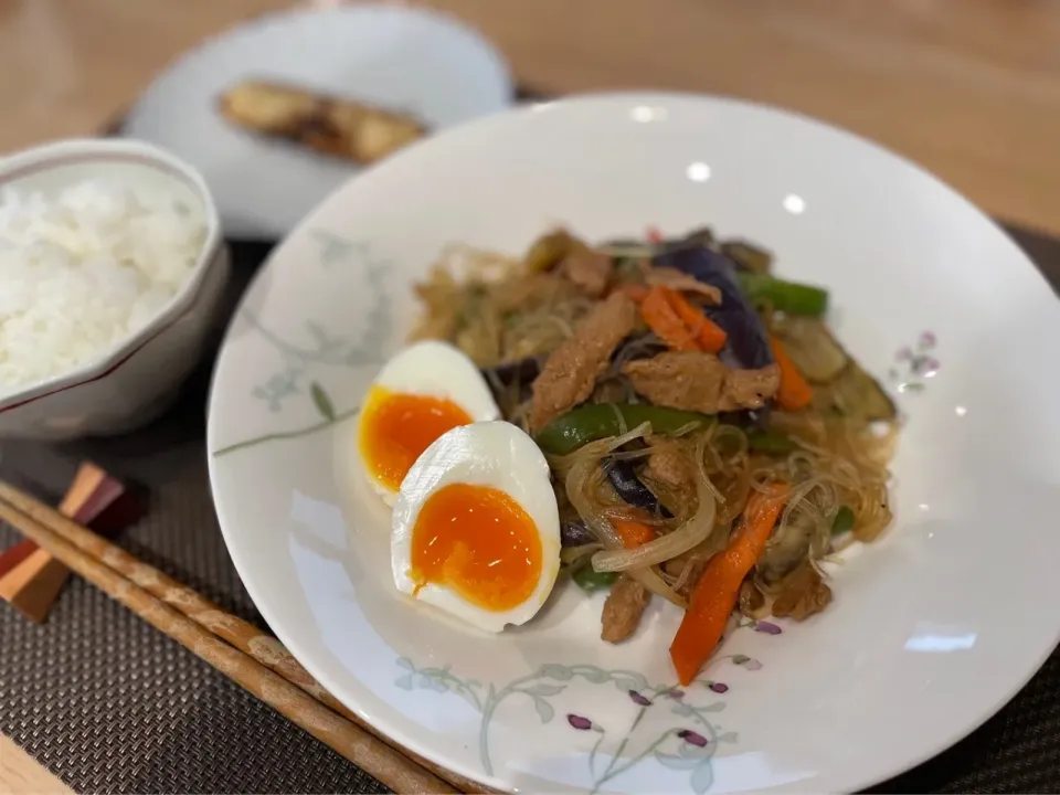 大豆のお肉　当選✨
お野菜もたっぷりチャプチェランチ|A-YA-YA-YAさん