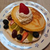 カスタードクリーム入りパンケーキ