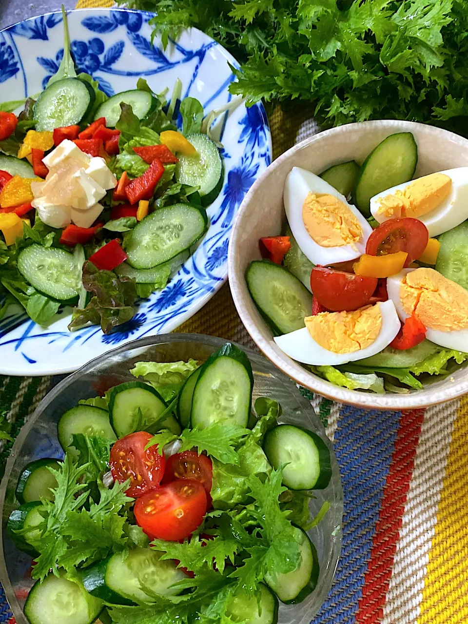 微妙にに違うグリーンサラダ🥗|粉雪くるみさん