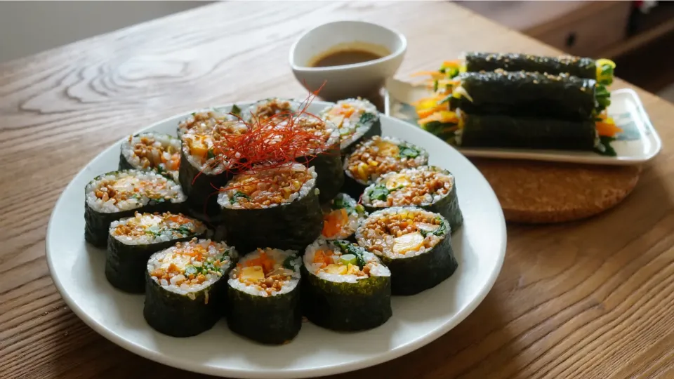 TOFU MEATで韓国風海苔巻き|おまつさん