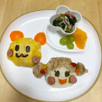 Snapdishの料理写真:うーたんはるちゃんありがとう❤️|たにもこさん