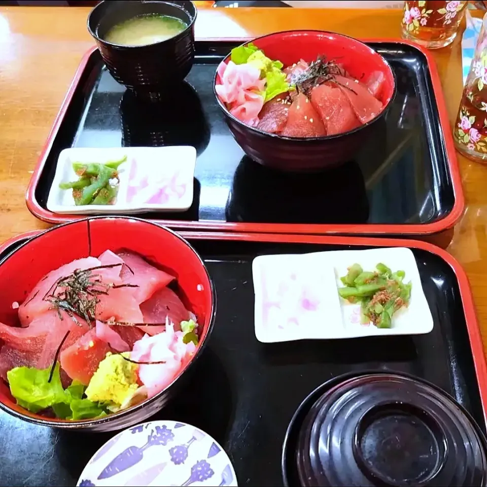 マグロ漬け丼とマグロ丼|秀美«シュウビ»さん