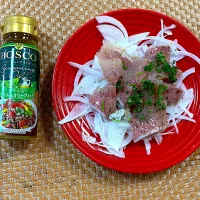 Snapdishの料理写真:鰤のカルパッチョ|ここあさん