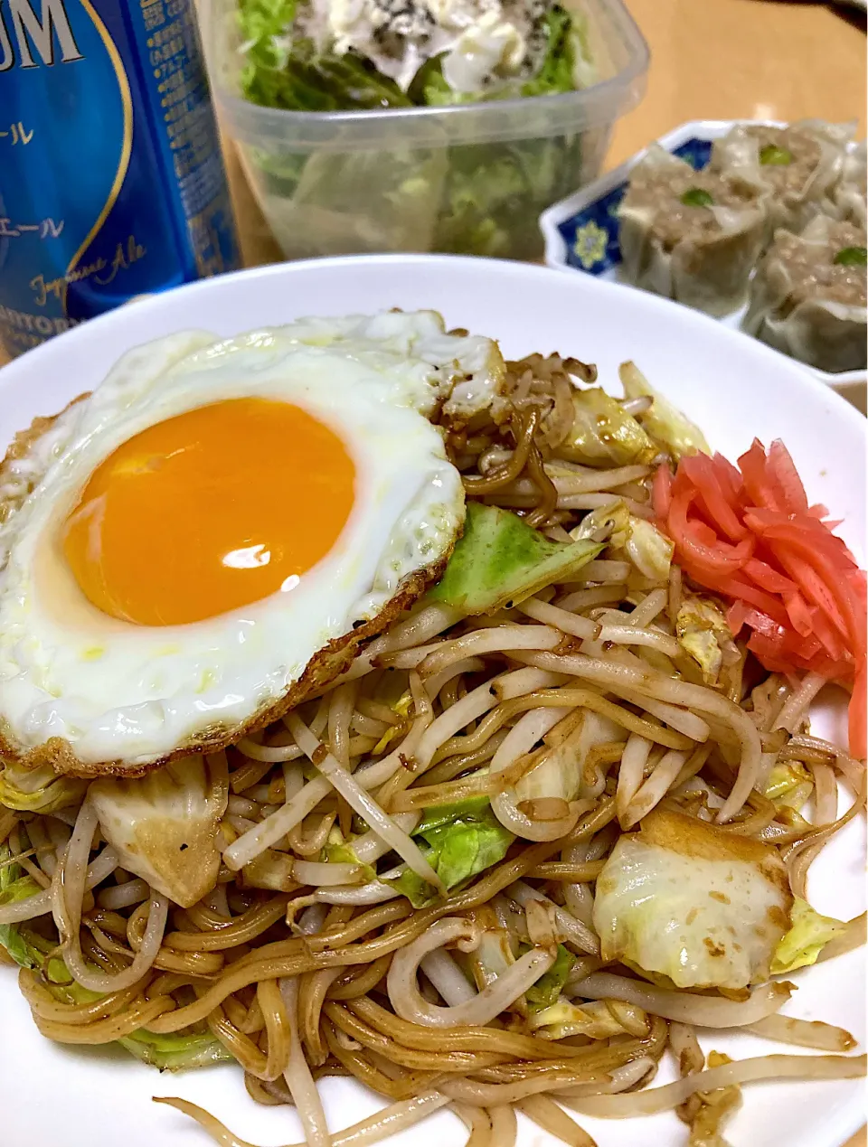 単身赴任中の男飯(焼きそば)|おおもりの星さん