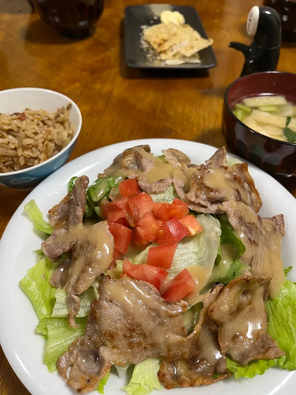 焼きしゃぶサラダ|さんだーさん