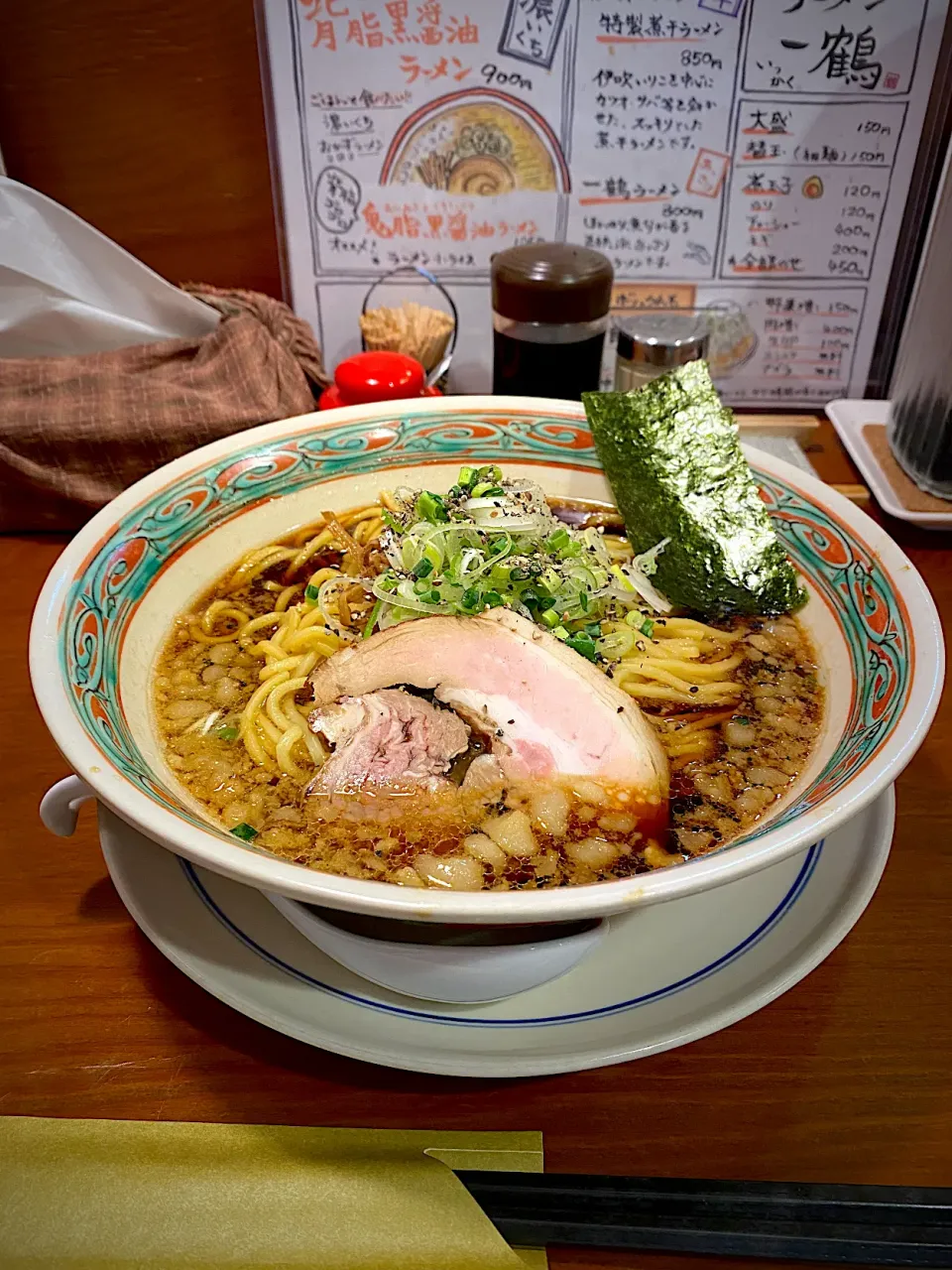 背脂黒醤油ラーメン|髙野泰朋さん