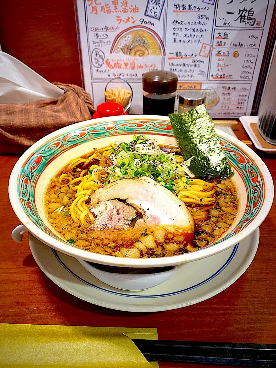 背脂黒醤油ラーメン|髙野泰朋さん