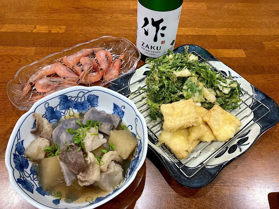 三重の日本酒『作』と晩ご飯|sakuramochiさん