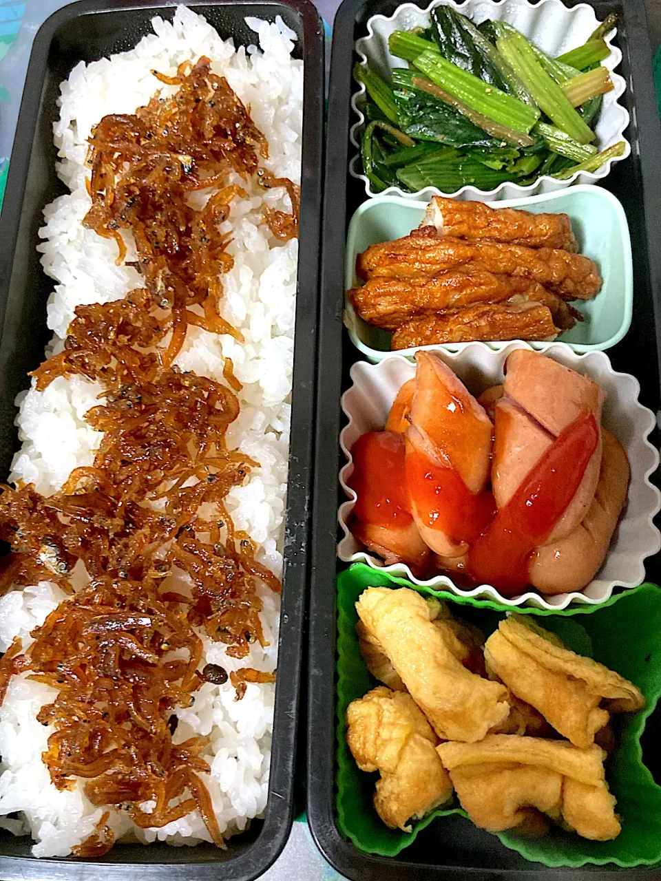 Snapdishの料理写真:今日のお弁当　4/7|まりちゅんさん