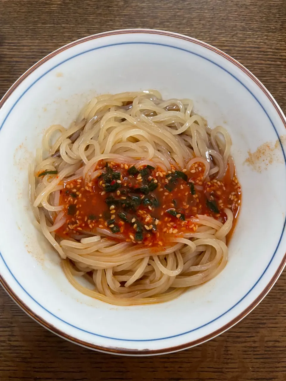 朝冷麺🍜盛岡冷麺キムチ入り|kudoさん