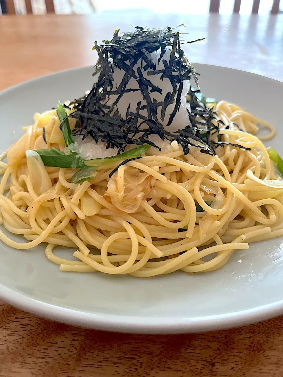 Snapdishの料理写真:長ネギおろしパスタ|Sakikoさん