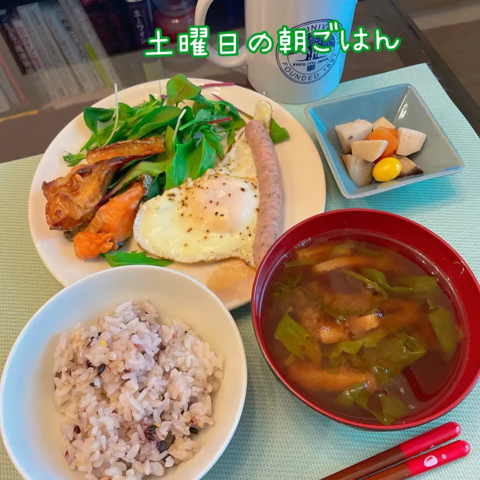 土曜日の朝ごはん🐟和食|emahaさん