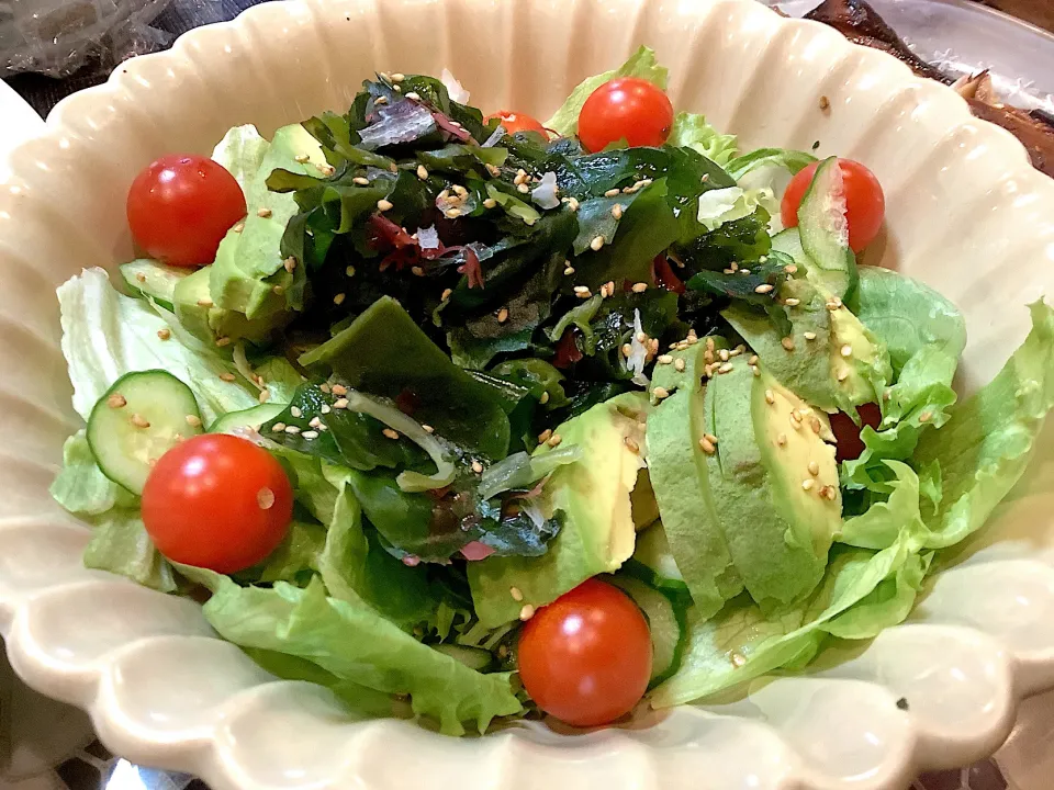 日曜日の朝ラダ🥗😋|アライさんさん