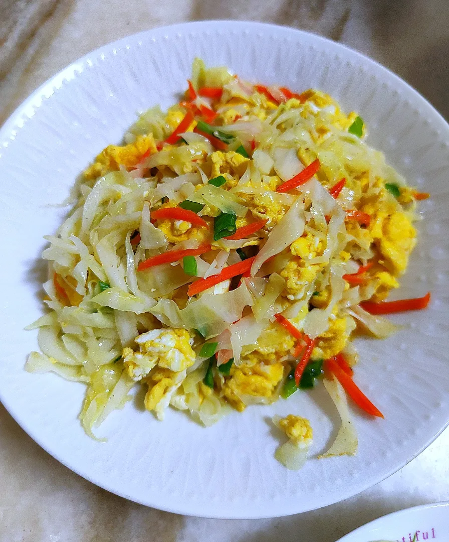 Keto Meal-Fried Cabbage with Eggs|kellymyliana_tew@yahoo.com.sgさん