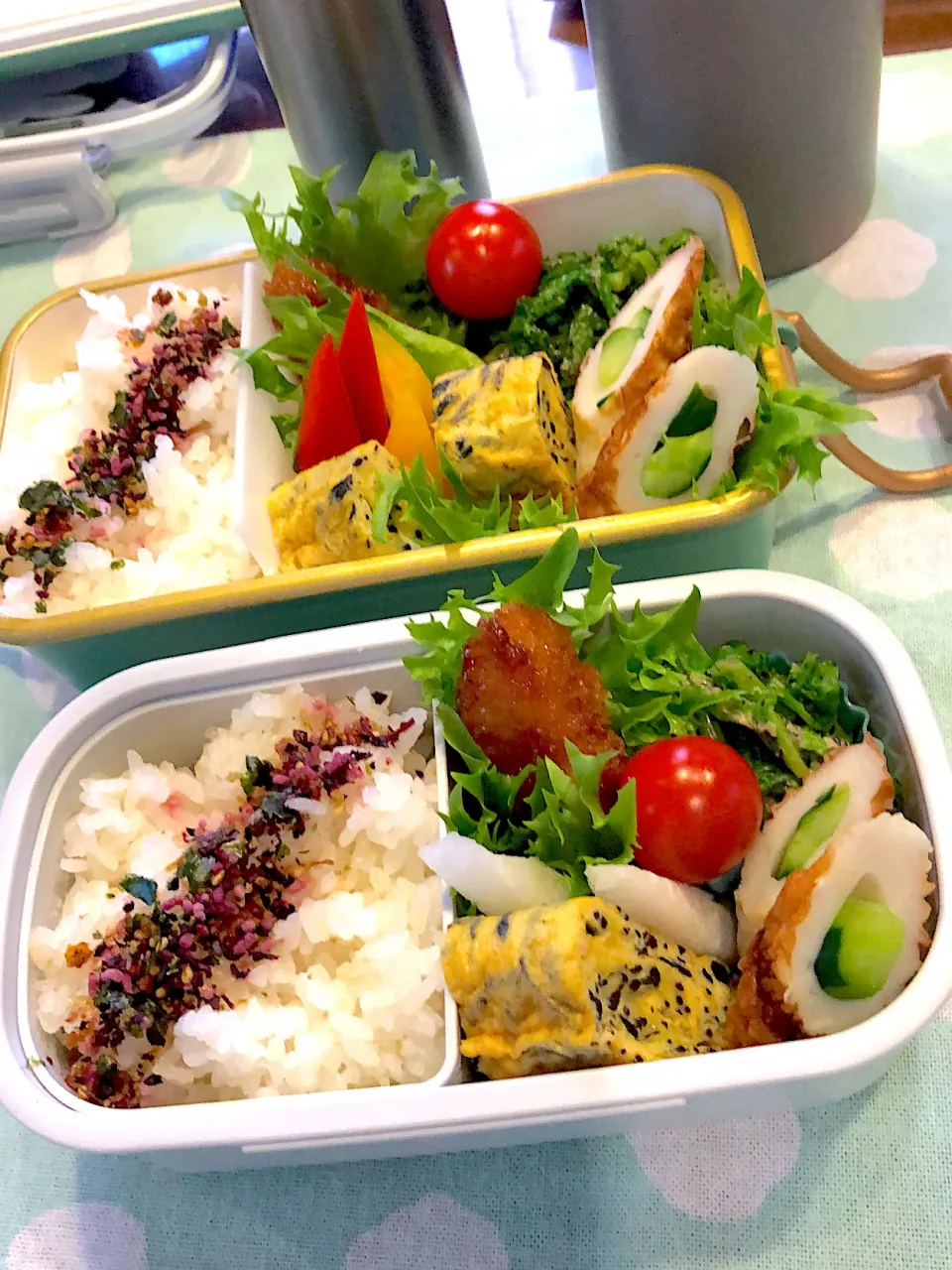 2023.4.10  ✰︎今日のお弁当✰︎菜の花の胡麻和え✰︎|rinrin*mama*さん