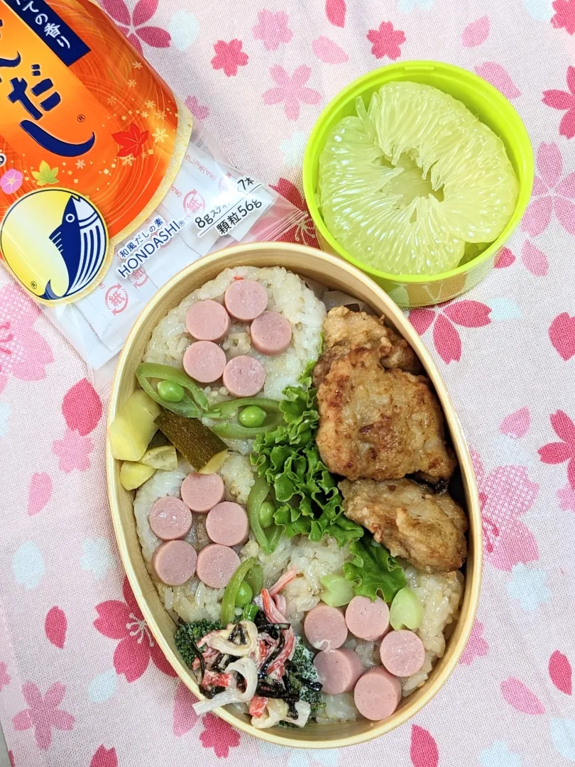 本日のお弁当〜おに唐弁当|f.1125beさん