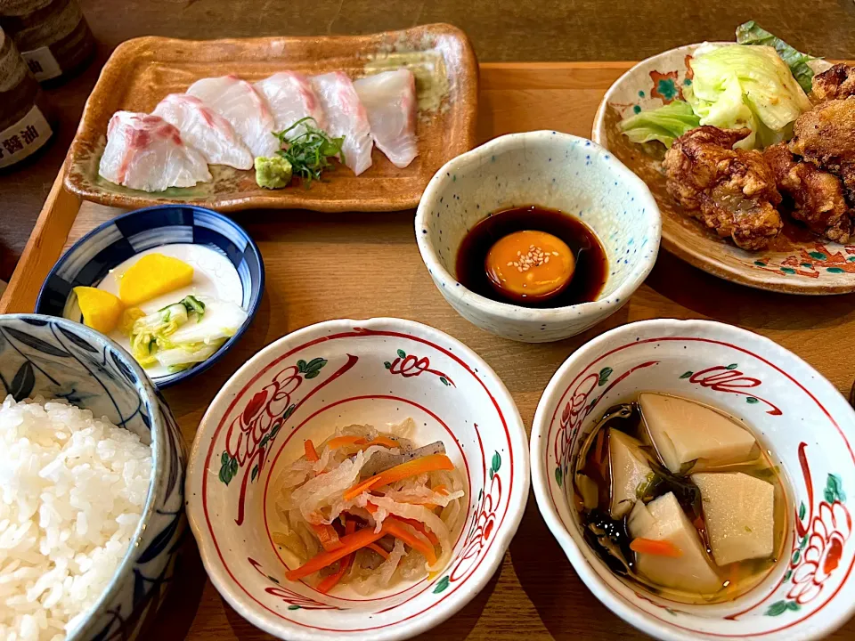 宇和島鯛めし定食|流線形さん