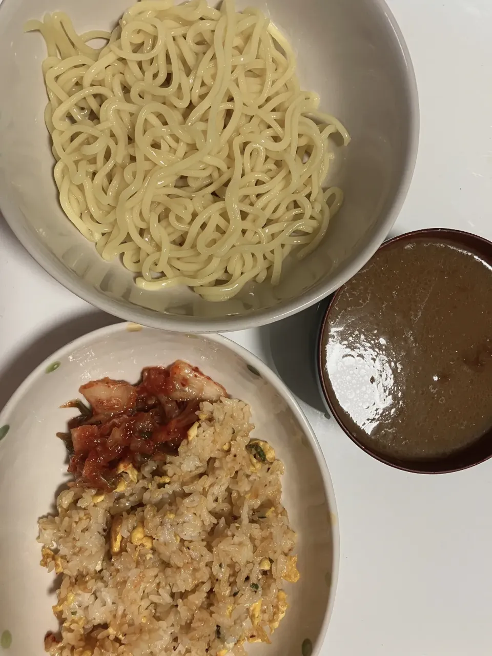 つけ麺、豚キムチチャーハン|なゆさん