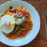 Snapdishの料理写真:休日の家ランチ🏠
『喫茶店風のナポリタン🍝』

無性に食べたくなる喫茶店メニュー♡
今日はケチャップとバター多めで😌|chikazeさん