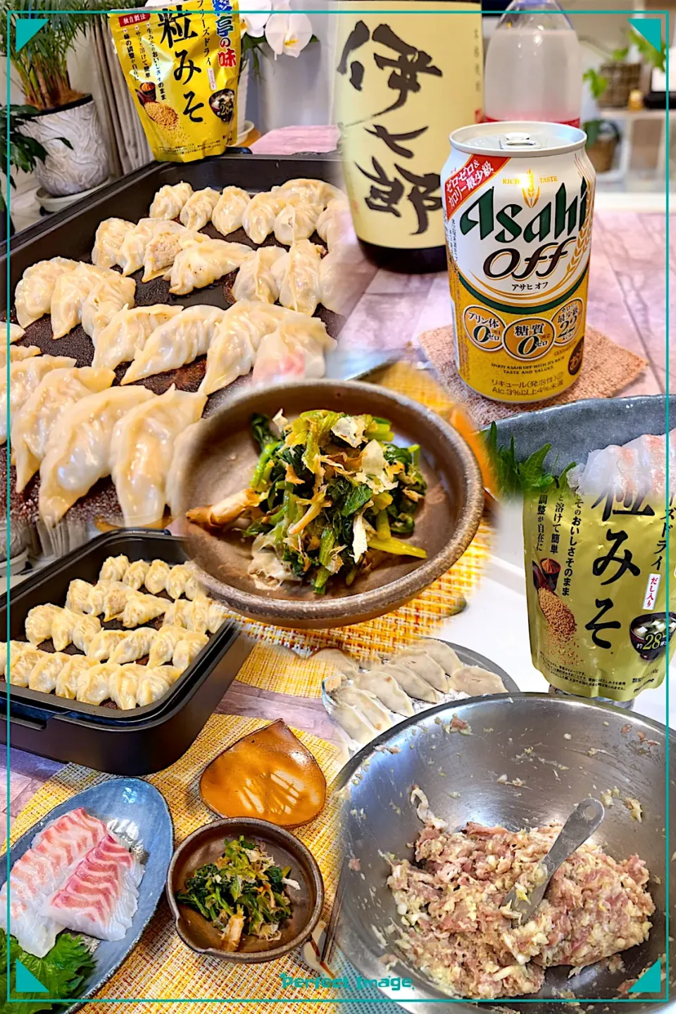 Snapdishの料理写真:粒みそ使用で餃子🥟|MOMO-chan☻さん