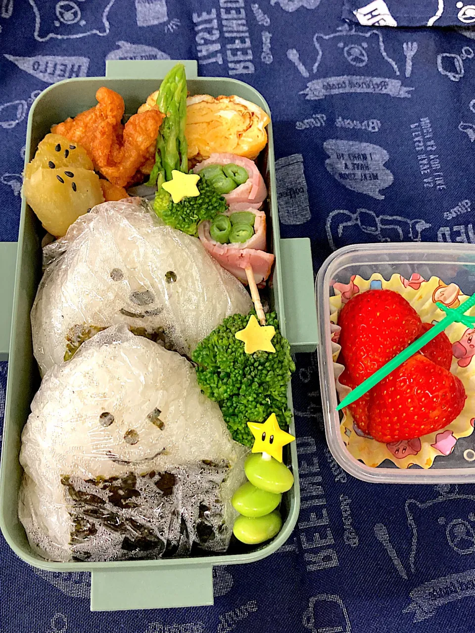 Snapdishの料理写真:2023.4.11  1年生のお弁当🍙⭐️|kaoさん