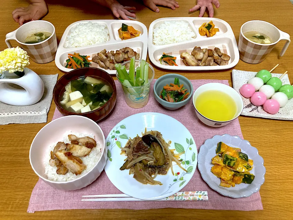 Snapdishの料理写真:＊お花見気分の夕飯🍡🌸＊|＊抹茶＊さん