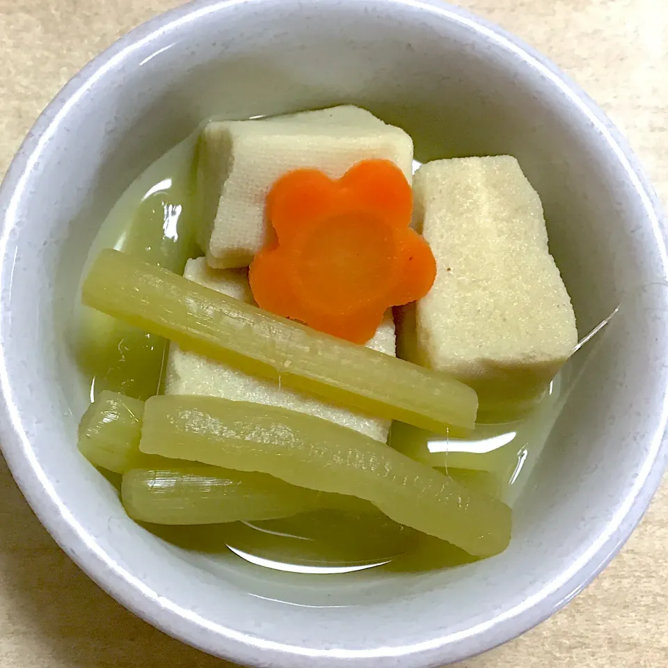 高野豆腐の含め煮|春の日さん