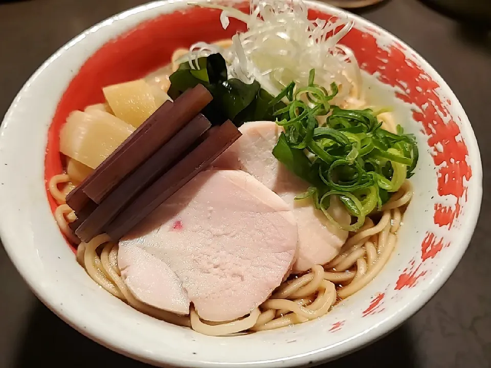 自家製、春食材の醤油ラーメン|あさ香 守口店さん